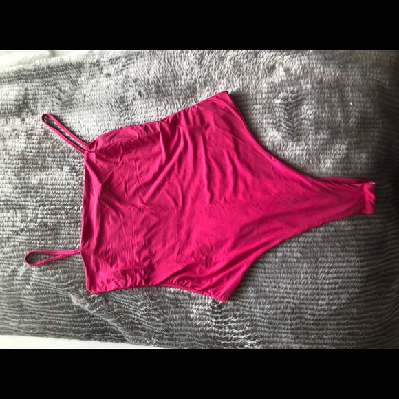 Hot pink body suit by Pretty Little Thing - Picture 1 of 3